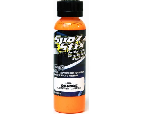 Orange Fluorescent Airbrush Ready Paint 2oz Bottle photo