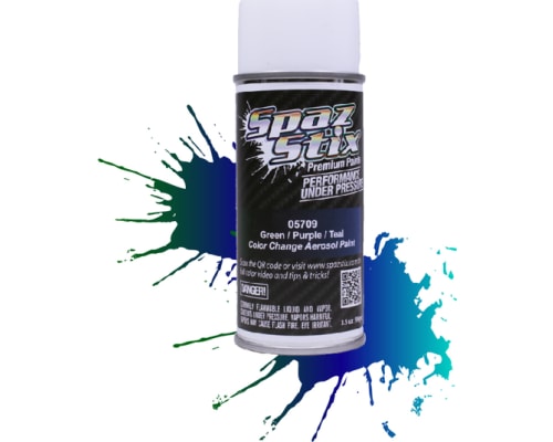 Color Change Aerosol Paint Green/Purple/Teal 3.5oz Can photo