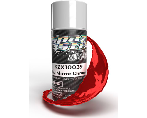 Red Mirror Chrome Aerosol Paint 3.5oz Can photo