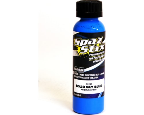 Solid Sky Blue Airbrush Ready Paint 2oz Bottle photo