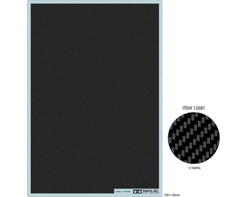 Carbon Pattern Decal Set Twill Weave / Fine photo