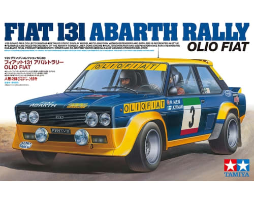 1/20 Fiat 131 Abarth Rally Olio Fiat Plastic Model Kit photo