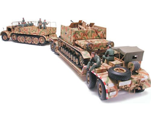 German Famo & Tank Transport Plastic Model Kit photo