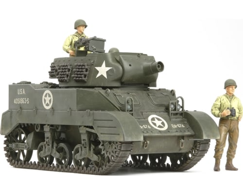 1/35 US Howitzer Motor Carriage M8 with 3 Figures photo