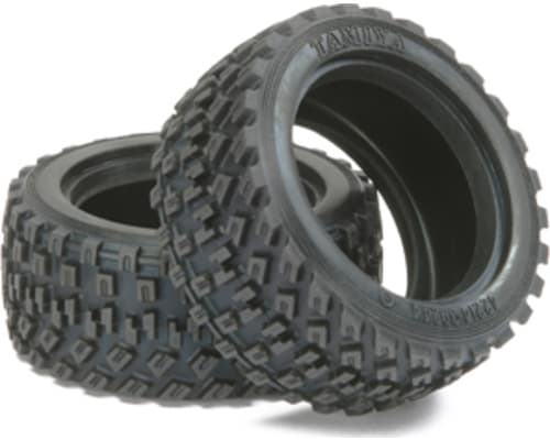 RC M Chassis Rally Block Tires - 2 pieces photo