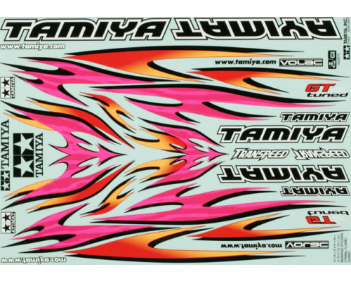 RC Marking Sticker - Tribal Flame Design photo