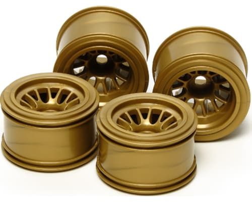 RC F104 Mesh Wheels Set - Gold photo