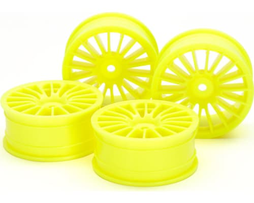 Medium-Narrow 18-Spoke Wheels (24mm Width Offset 0) (Yellow) 4 photo
