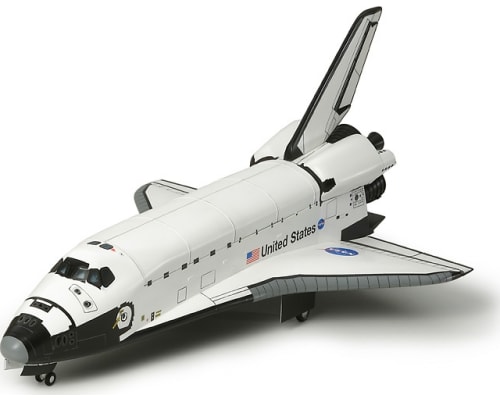 1/100 Space Shuttle Atlantis Plastic Model Kit photo