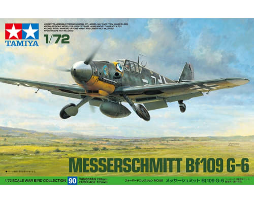 1/72 Messerschmitt Bf109 G-6 Plastic Model Kit photo