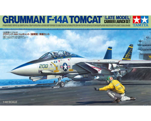 1/48 Grumman F-14A Tomcat Carrier Launch Set Plastic Model Kit photo