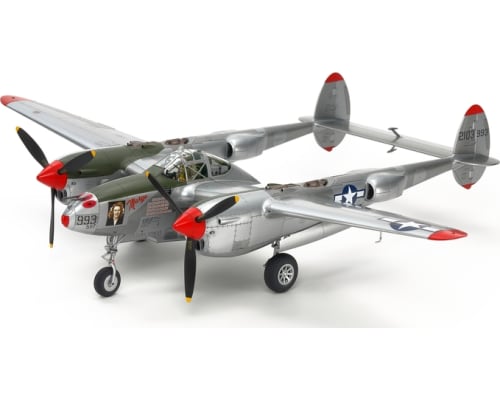 1/48 Aircraft Lockheed P-38 J Lightning Plastic Model Kit photo