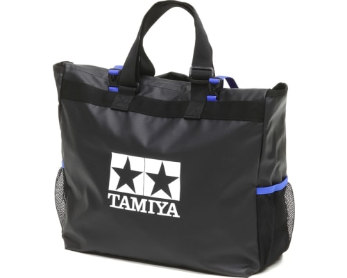 Tamiya Portable Pit Tote Bag Black/Blue photo