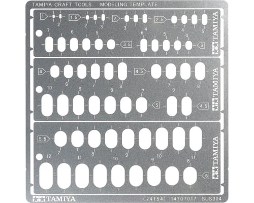 Modeling Template Rounded Rectangles 1-6Mm photo