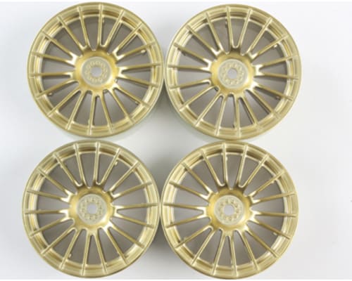 Medium-Narrow 18-Spoke Wheels Gold (4) photo