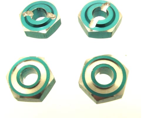 Associated Tc3 Blue Aluminum 12mm Hex Adapter (4) photo