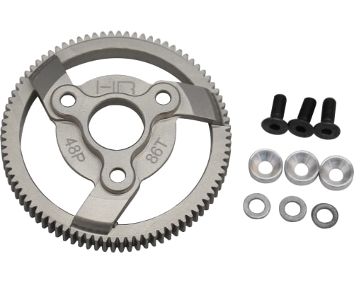 Hard Anodized 86T Alum. TS spur gear photo