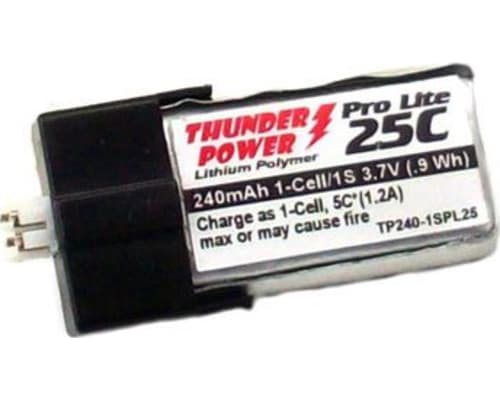 discontinued 240mAh 1S 3.7V G6 Pro Lite 25C LiPo Ultra-Micro photo