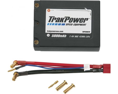 discontinued LiPo 2S 7.4V 5800mAh 90C 5mm Square photo