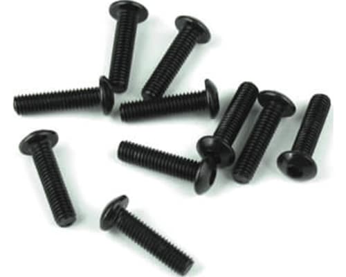 M3x12mm Button Head Screws- Black 10 pieces photo