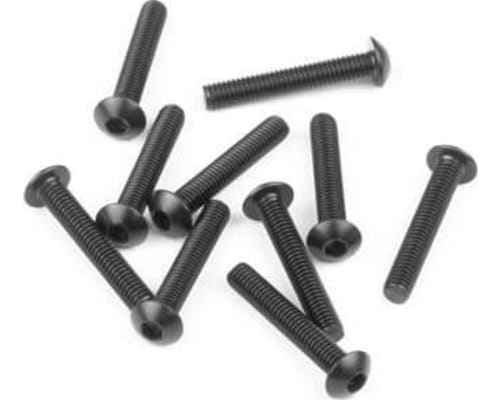 M3x18mm Button Head Screws (Black 10 Pieces) photo