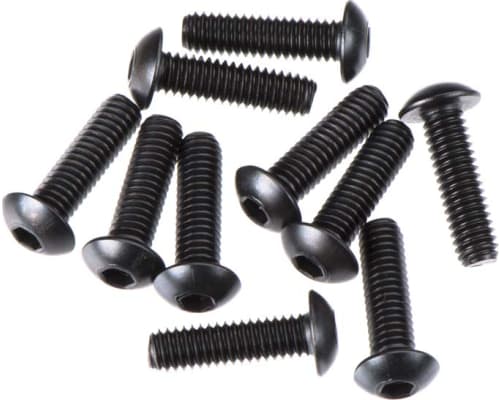 M4x14mm Button Head Screws Black (10) photo