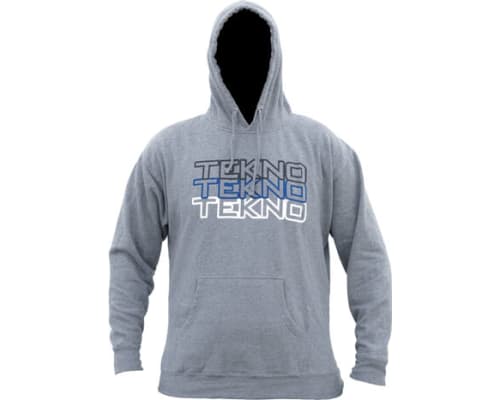 Tekno RC Pull Over Hoodie (Stacked Logo Gray) Xxxl photo