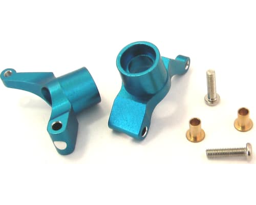 Tamiya Tl-01 Blue Aluminum Rear Knuckle photo