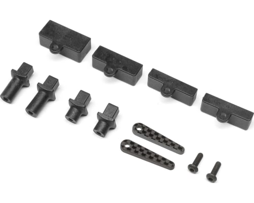 Carbon Tab Battery Mount Set: 22X-4 photo