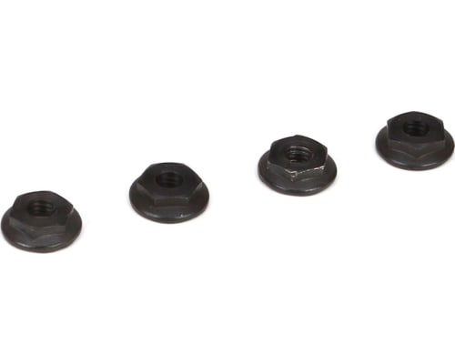 4mm Low Profile Serrated Nuts 4 photo