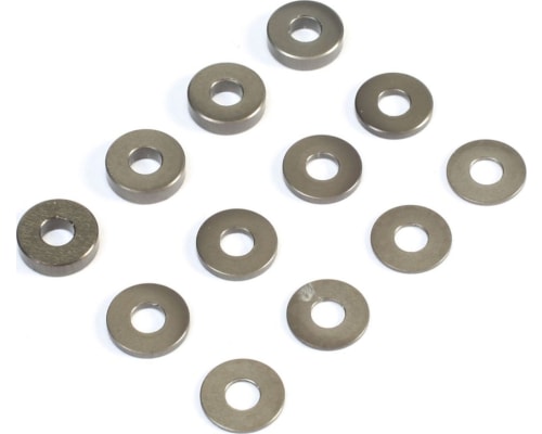 discontinued  M3 Aluminum Washer Set Hard Anodized 4ea photo