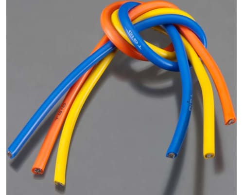 10 Gauge Wire 1 3-Wire Kit Blue/Yellow/Orange photo