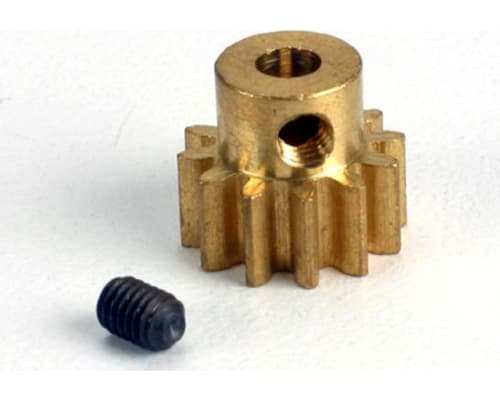 Gear 12-T pinion (32-p)/ set screw (Brass) photo