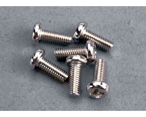 Screws, 3x8mm roundhead machine (6) photo