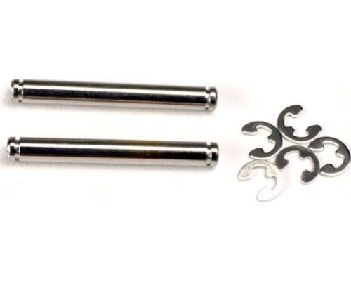 Suspension pins, 26mm (kingpins) (2)/ E-clips (4) photo