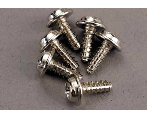 Screws 3x8mm Washerhead Self-Tapping (6) photo