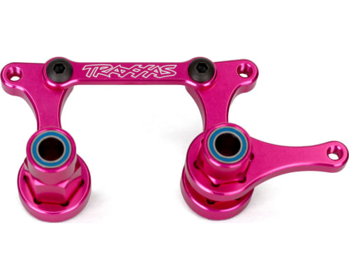 Steering bellcranks Assembled ; Pink Anodized photo