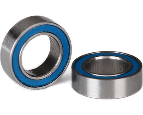 6x10x3mm Ball bearings blue rubber sealed (2) photo
