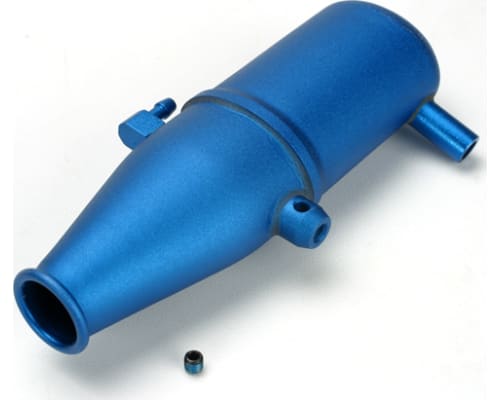 Alum. Tuned Pipe Blue Anodized Revo photo