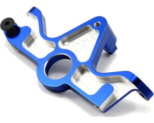 Motor mount, 6061-T6 aluminum (blue-anodized) photo