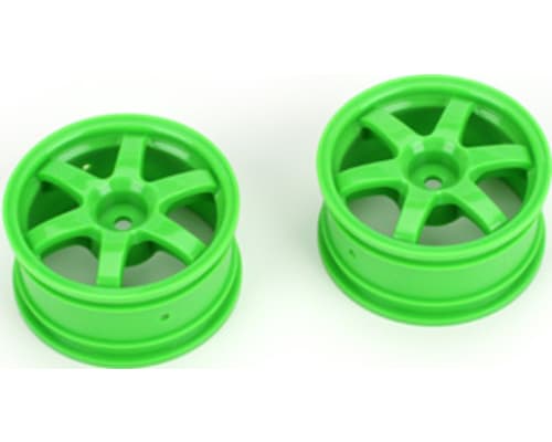 26mm Wheels Volk Racing Te37 (Green) (2) 12mm Hex Drive photo