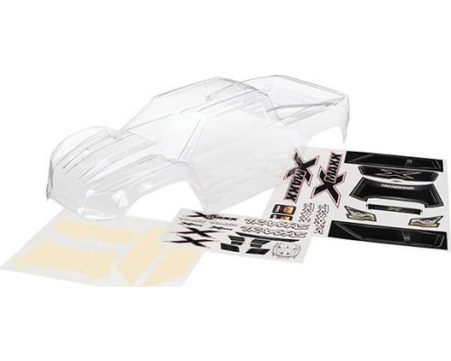 X-Maxx Clear Body W/Decal Sheet photo