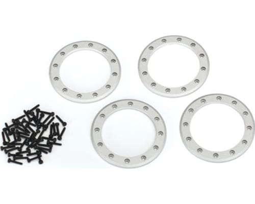 TRX-4 Beadlock Rings - Satin (2.2) (Aluminum)(4)/ 2x10 Cs (48) photo