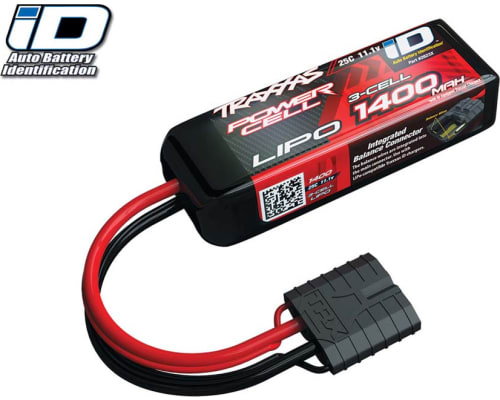 Lipo 3s 11.1v 1400mah 25c W/Id Connector photo