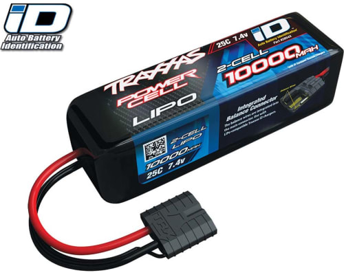 Lipo 2s 7.4v 10000mah 25c W/Id Connector photo