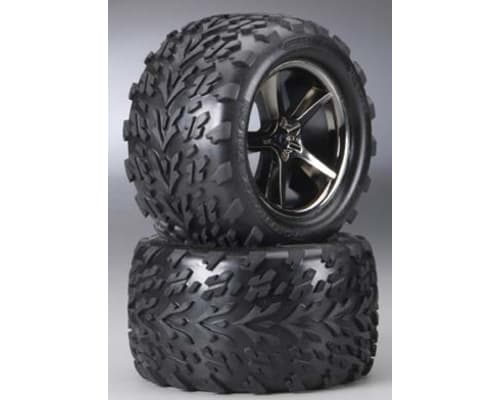 Gemini Black Chrome E-Revo Tires/Wheels (2) photo