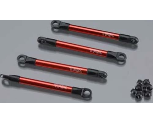 Push rods, Aluminum (red-anodized) (4) (assembled with rod ends) photo