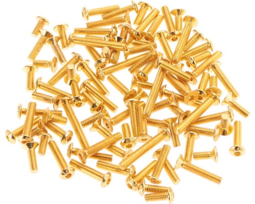 24K Gold Screw Kit B6/B6D (98 Screws) photo