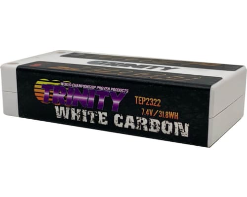 7.4v 4300mAh 130c White Carbon Shorty w/ 5mm Bullets photo