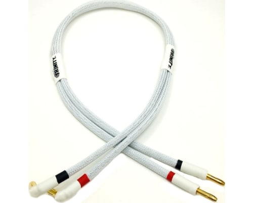 1S Pro Charge Cables-White 4mm charger to 5mm battery socket photo